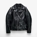 Slim Horsehide "One Star" Motorcycle Biker Jacket
