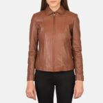 Colette Brown Leather Jacket