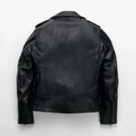 Soft Horween Horsehide Motorcycle Biker Jacket - Image 3