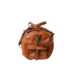 Roosevelt Brown Buffalo Leather Travel Duffle Bag - Image 3