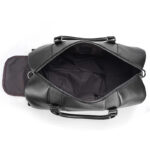 The Glock Black Leather Travel Bag - Image 2