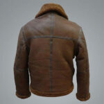 Men's B-3 Aviator RAF Shearling Flight Bomber Jacket - Image 2