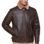 Men's Shearling Sheepskin Bomber Jacket